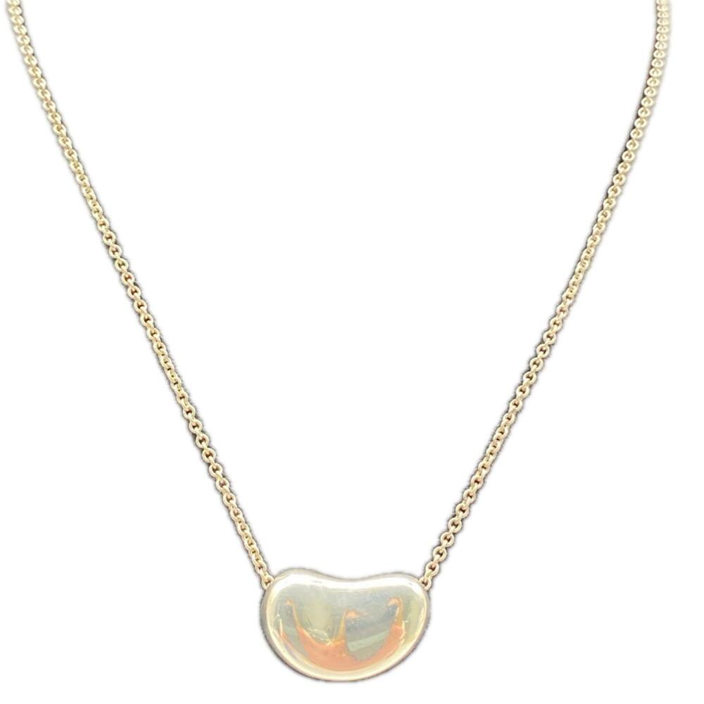 TIFFANY&Co. Bean Necklace, Silver (SV925), Women's.